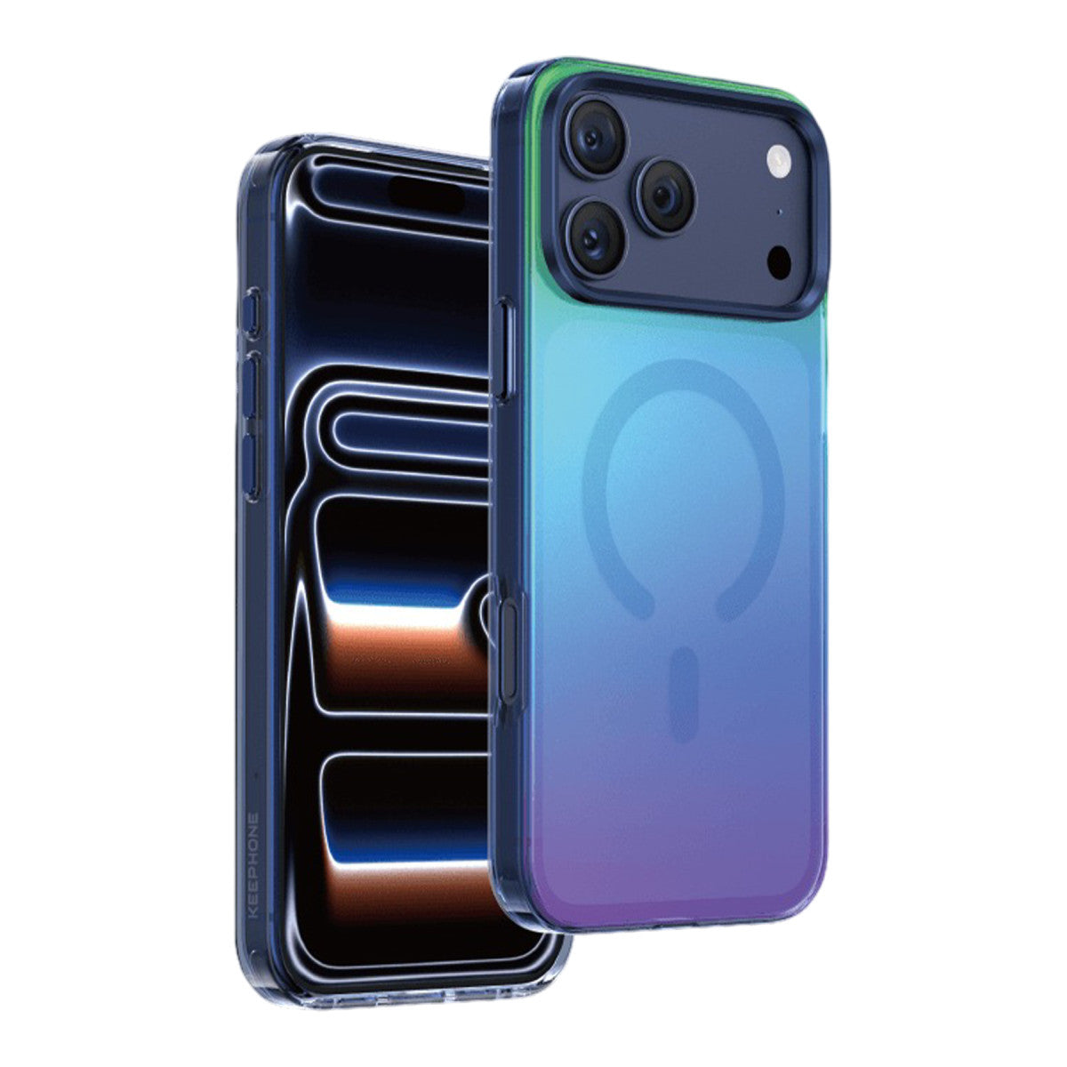 Keephone Apple iPhone 17 Pro Rainbow Magsafe Kapak